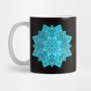 Pretty Blue Flower Mug